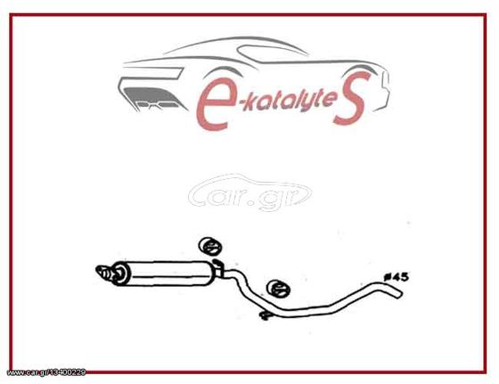 ΕΝΔΙΑΜΕΣΗ ΕΞΑΤΜΙΣΗ OPEL KADETT E, 1.7 DIESEL COMBO, 57HP, '89-'91. ΚΑΤΑΛΥΤΕΣ ΑΒΕΕ