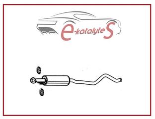 ΕΝΔΙΑΜΕΣΗ ΕΞΑΤΜΙΣΗ OPEL ASTRA 1.6 SW, 75HP, '92-'93. ΚΑΤΑΛΥΤΕΣ ΑΒΕΕ