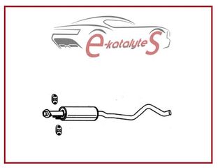 ΕΝΔΙΑΜΕΣΗ ΕΞΑΤΜΙΣΗ OPEL ASTRA 1.6i SW, 101HP, '92-. ΚΑΤΑΛΥΤΕΣ ΑΒΕΕ*