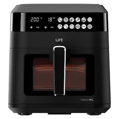 Φριτέζα αέρος LiFE VISION XL 6.3L 1300W με ψηφιακή οθόνη LED γυάλινο παράθυρο και φωτιζόμενο κάδο
