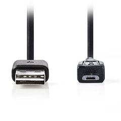 Αντάπτορας / καλώδιο NEDIS CCGP60570BK02 USB 2.0 θηλυκό σε USB micro B αρσενικό
