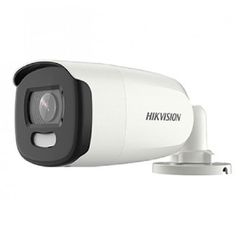 Κάμερα Bullet 5MP DS-2CE10HFT-F 5MP ColorVu με αυτόματο θερμό φωτισμό Smart Light εμβέλειας ως 20m