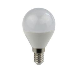 Λάμπα LED SMD σφαιρική 4W 220-240V Ε14 6500K ψυχρό φως 400lm 25000h σε blister 2 τμχ