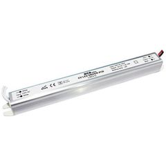 Τροφοδοτικό - led driver αλουμινίου 36W 230VAC στα 12VDC για ταινίες & λάμπες LED μη στεγανό IP20
