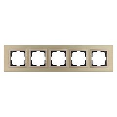 Πλαίσιο πενταπλό Mono Electric Style Aluminium τιτάνιο οριζόντιας και κάθετης τοποθέτησης