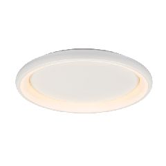 Φωτιστικό οροφής LED DIANA 34W θερμό φως 3000k 2330lm λευκό μεταλλικό D41xH8,5cm