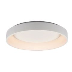Φωτιστικό οροφής LED APOLLO 80W θερμό λευκό φως 3000k 4100lm D78xh14cm λευκό μεταλλικό