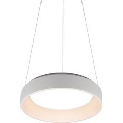 Κρεμαστό φωτιστικό LED APOLLO 80W θερμό λευκό φως 3000k 4100lm D78xh120cm λευκό μεταλλικό