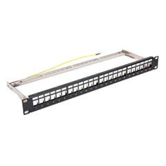 Patch panel POWERTECH NETW-0013 για rack 24-port 1U με εξαρτήματα στήριξης