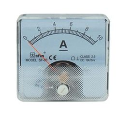 Αναλογικό όργανο πίνακος αμπερόμετρο SFM SF-60 DC 60X60 0-3A για απευθείας μέτρηση