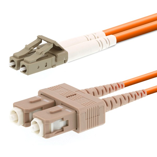 Patch cord οπτικής ίνας DUPLEX πολύτροπα 62.5/125 LC/SC 2.0m