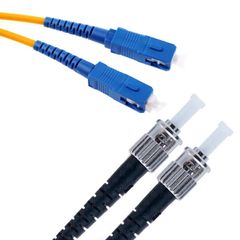 Patch cord οπτικής ίνας DUPLEX πολύτροπο 50/125 ST/SC μήκους 1.0m
