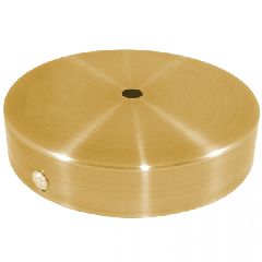 Διακοσμητική ροζέτα οροφής Ø100xh25mm χρυσό μπρονζέ με 1 τρύπα