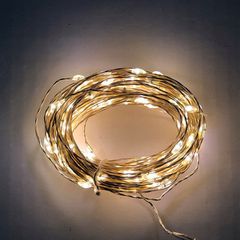 200 micro led λαμπάκια με πρόγραμμα θερμό λευκό φως ασημί σύρμα εσωτερικής & εξωτερικής χρήσης IP44