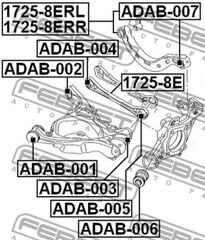 ΣΥΝ/ΠΙΣΩ ΑΝΑΡΤΗΣΗΣ/AUDI A4 (8E) 00-08, A4 AVANT (8ED) 04-, A6 AVANT (4F5) 05-, SEAT EXEO/ST 09-  			 						-thumb-1