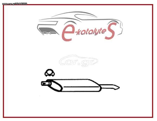 ΟΠΙΣΘΙΑ ΕΞΑΤΜΙΣΗ OPEL ASTRA 1.6i Gti, HATCHBACK, 101HP, '91-'92. ΚΑΤΑΛΥΤΕΣ ΑΒΕΕ*