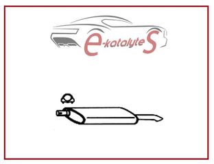 ΟΠΙΣΘΙΑ ΕΞΑΤΜΙΣΗ OPEL ASTRA 1.6i Gti, HATCHBACK, 101HP, '91-'92. ΚΑΤΑΛΥΤΕΣ ΑΒΕΕ*
