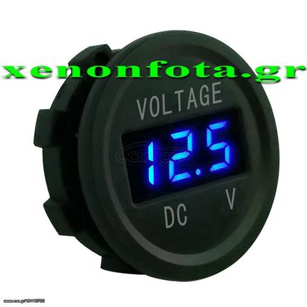 ΒΟΛΤΟΜΕΤΡΟ ΑΔΙΑΒΡΟΧΟ ΨΗΦΙΑΚΟ 6V-36V ΜΠΛΕ ΦΩΤΙΣΜΟΣ ΠΟΛΥ ΑΝΘΕΚΤΙΚΟ ΑΡΙΣΤΗΣ ΠΟΙΟΤΗΤΑΣ.....Sound☆Street.....