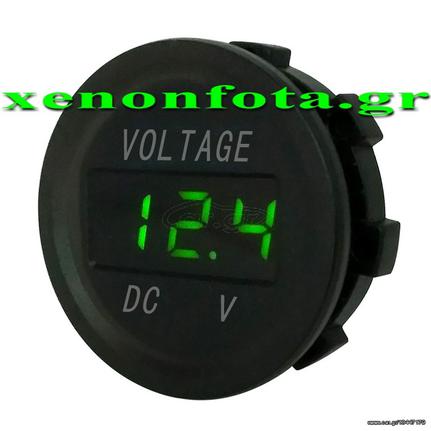 ΒΟΛΤΟΜΕΤΡΟ ΑΔΙΑΒΡΟΧΟ ΨΗΦΙΑΚΟ 6V-36V ΠΡΑΣΙΝΟΣ ΦΩΤΙΣΜΟΣ ΠΟΛΥ ΑΝΘΕΚΤΙΚΟ ΑΡΙΣΤΗΣ ΠΟΙΟΤΗΤΑΣ.....Sound☆Street.....