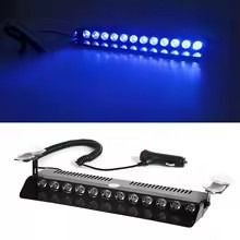 Μπάρα Led STROBO 12V 12W Μπλε με βεντούζες Κωδικός ST552....SoundStreet.....