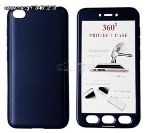 POWERTECH Θήκη Body 360° με Tempered Glass για Xiaomi Redmi Go, μπλε