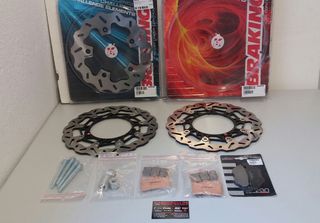 OVERSIZE KIT 300mm + ΠΙΣΩ ΔΙΣΚΟΠΛΑΚΑ BRAKING YAMAHA T-MAX 530 2015-2019