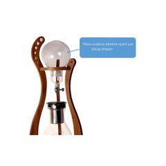 Tiamo Πάνω Γυάλινη Κανάτα Νερού για Cold Water Coffee Dripper 10 Cup