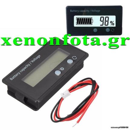 ΒΟΛΤΟΜΕΤΡΟ ΥΓΡΩΝ ΚΡΥΣΤΑΛΛΩΝ 6-36 VOLT ΜΕ ΟΘΟΝΗ LCD ΛΕΥΚΟΣ ΦΩΤΙΣΜΟΣ ΑΡΙΣΤΗΣ ΠΟΙΟΤΗΤΟΣ...Sound☆Street...