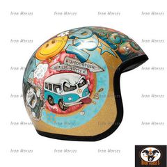 ΚΡΑΝΟΣ DMD Vintage helmet Woodstock ECE appr.