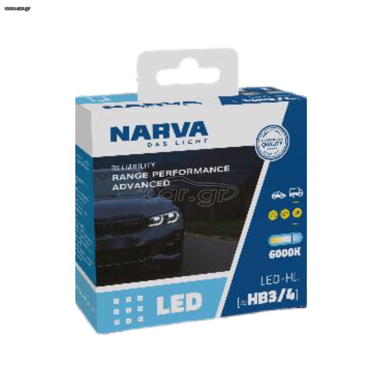 Led Narva HB3/4 Range Performance advanced ..SoundStreet..