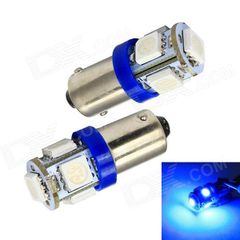 Led BA9s 5 SMD Blue 24V Κωδικός 60922....SoundStreet....
