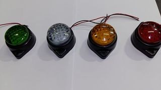 Φανάρια Όγκου LED 12-24V (Σε Κόκκινο - Κίτρινο - Λευκό - Πράσινο Χρώμα)