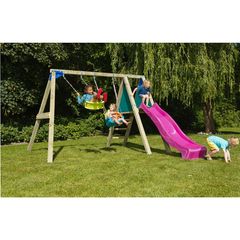 Κούνια Deckswing με τσουλήθρα (008.002.002.00 -1) (ΕΩΣ 6 ΑΤΟΚΕΣ ή 60 ΔΟΣΕΙΣ)