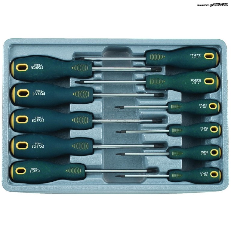 ΣΕΤ ΚΑΤΣΑΒΙΔΙΑ TORX ΜΕ ΤΡΥΠΑ FORCE