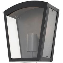 Επίτοιχο φωτιστικό μαύρο CELIA V 1xE27 εξωτερικού χώρου IP44 με διάφανο γυαλί