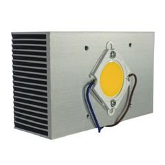 Πλακέτα COB EPISTAR 20W ψυχρό φως 6500k 2420Lm με ορθογώνια ψύκτρα αλουμινίου & καλώδιο σύνδεσης