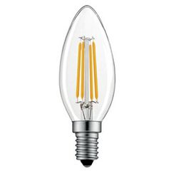 Λάμπα Led filament E14 κερί 6.5W 230V AC 2700k θερμό λευκό φως 800lumen 30000h