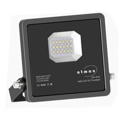 Προβολέας LED SMD SUPER SLIM 20W 12/24V DC θερμό λευκό φως 3000k 2200lm στεγανός IP65