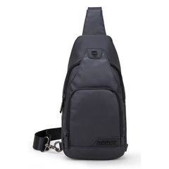 τσάντα Crossbody ARCTIC HUNTER XB13005 4L αδιάβροχη μαύρη με ρυθμιζόμενο ιμάντα