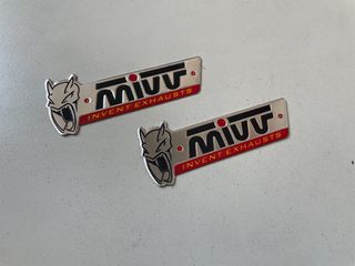 ΑΥΤΟΚΟΛΛΗΤΟ ΕΜΒΛΗΜΑ ΧΟΝΤΡΟ ΕΞΑΤΜΙΣΗΣ MiVV INVENT EXHAUSTS ALOYMINIOY