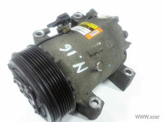 Συμπιεστής A/C (Κομπρέσορας) NISSAN ALMERA Sedan / 4dr 2000 - 2002 ( N16 ) 1.5  ( QG15DE  ) (90 hp ) Βενζίνη #ED501