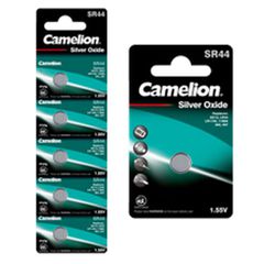 Μπαταρία Silver Oxide SR44 Camelion 1.55V μεγάλης διάρκειας SR44-Bp5 G13/357 κατάλληλη για ρολόγια