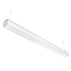 Led γραμμικό φωτιστικό αλουμινίου λευκό 18W ψυχρό φως 6500k 1350lm 600x70xh70mm μη στεγανό IP20