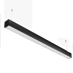 Led γραμμικό φωτιστικό αλουμινίου μαύρο 18W ενδιάμεσο φως 4000k 1350lm 600x70xh70mm IP20