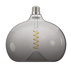 Λάμπα LED SPIRAL Filament G190 SMOKY 4W E27 θερμό λευκό φως 2000k 250lm ντιμαριζόμενη