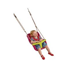 Κούνια - κάθισμα μωρού με μπάρα Τ - ροζ/λαχανί (04006) (ΕΩΣ 6 ΑΤΟΚΕΣ ή 60 ΔΟΣΕΙΣ)
