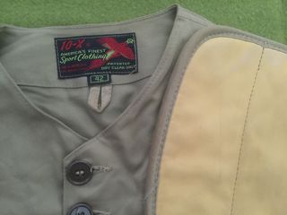 1955 vintage NOS Khaki Τζάκετ 10 x Imperial Reeves Army Twill Sanforized - Shooting Hunting