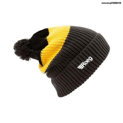 ΣΚΟΥΦΟΣ ROEG AVERELL POM KNIT BEANIE BLACK/YELLOW/ANTHRACITE