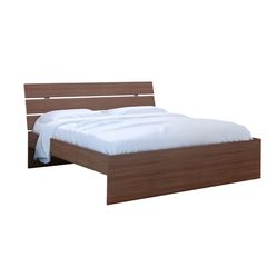 Κρεβάτι "ΝΟΤΑ" μονό σε χρώμα καρυδί 90x190