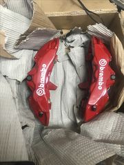 Brembo 6 πιστονα φρένα με δίσκους διαιρουμενους 355 διαμετρο + ανταπτορες για vw scirocco-golf 5-6,audi s3-ttrs-a4-a5-a6-q5,octavia & bmw e46-e92-thumb-1